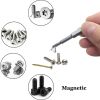 12PCS 1/4&quot; Hex Bits Driver Tamper Proof Security Drill Magnetic Bit Set Torx Screwdriver Flat Head F1FC High Quality 50mm
