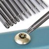 12PCS 1/4&quot; Hex Bits Driver Tamper Proof Security Drill Magnetic Bit Set Torx Screwdriver Flat Head F1FC High Quality 50mm