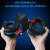 Wired Over-ear Headset Gaming Headphone Earphone with Mic RGB Light Headset for PC Cellphone N-switch