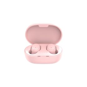 TWS E6S Bluetooth Earphones Wireless Earbuds IN Ear Stereo Noise Cancelling Sports Headsets With Microphone fone Headphones (Color: Pink)
