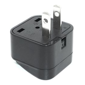 Universal India Brazil Russia AU UK Kr EU to US Travel Plug Adapter America AC Power Socket Charger Converter Type A B 10A 250V (Standard: US plug)