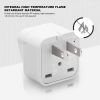 Universal India Brazil Russia AU UK Kr EU to US Travel Plug Adapter America AC Power Socket Charger Converter Type A B 10A 250V