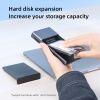 Hagibis USB C HUB with Hard Drive Enclosure 2.5 SATA to USB 3.0 Type C Adapter for External SSD Disk HDD case